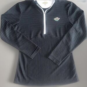 Minnesota Wild Women’s Cutter‎ & Buck 1/4 Zip Pullover Size XS Black White